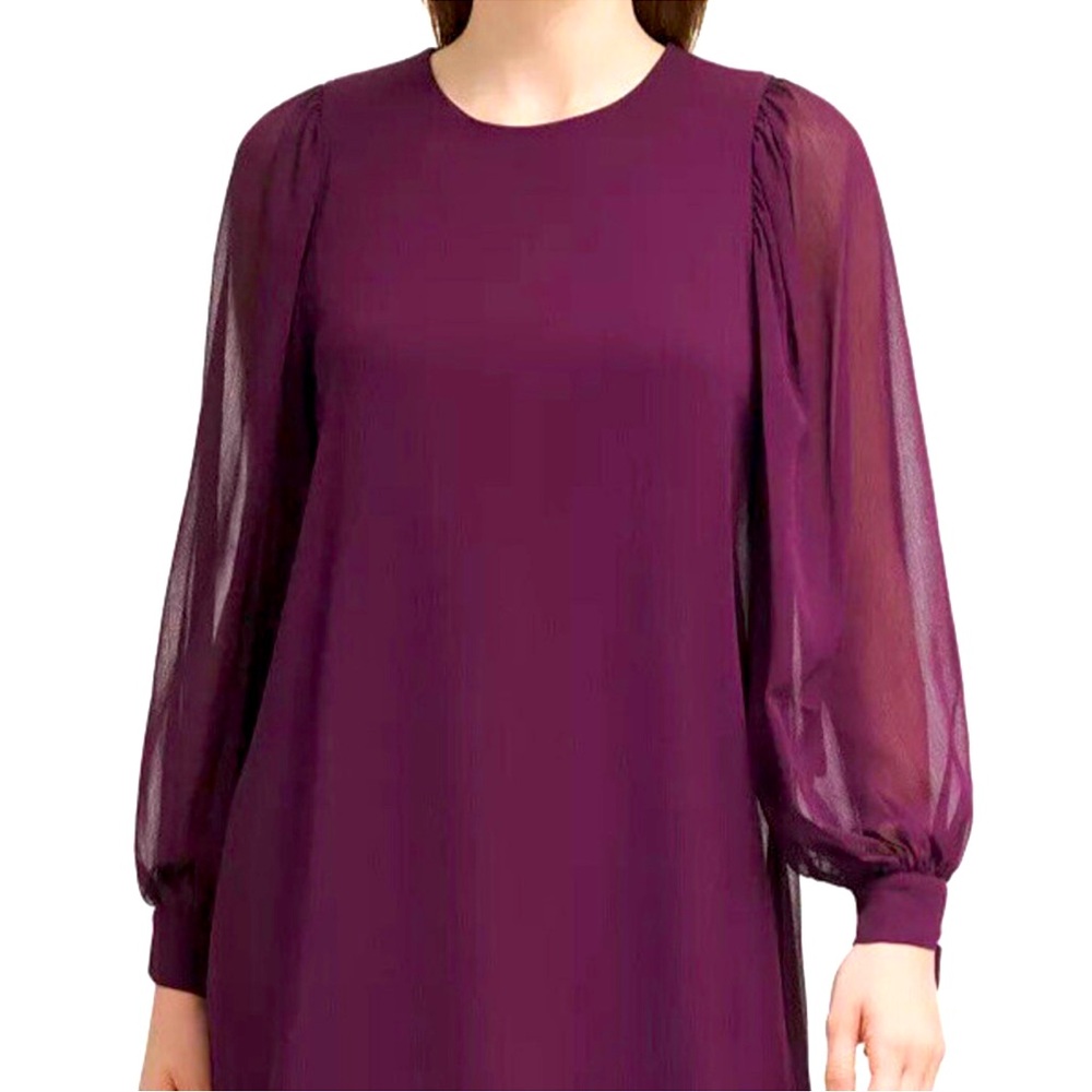 EUC - CALVIN KLEIN Burgundy Cocktail Dress size 10